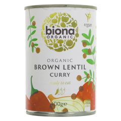 Biona Brown Lentil Curry - 6 x 400g (LJ167)