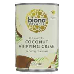 Biona Coconut Whipping Cream - 6 x 400ml (SY192)