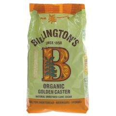 Billingtons Organic Natural Caster - 10 x 500g (LJ190)
