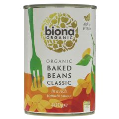 Biona Baked Beans - Organic - 12 x 400g (VF222)