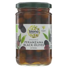Biona Black Olives in Brine - 5 x 280g (KJ349)