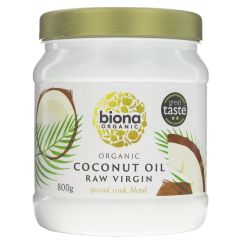 Biona Virgin Coconut Oil Organic - 6 x 800g (GT069)