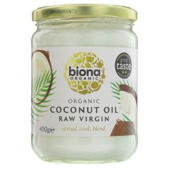 Biona Virgin Coconut Oil Organic - 6 x 400g (VF774)