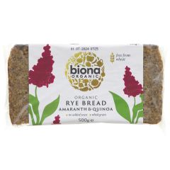 Biona Rye Bread - Amaranth & Quinoa - 7 x 500g (BT464)