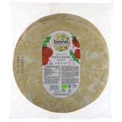 Biona Spelt Pizza Base - Organic  - 10 x 300g (BT422)