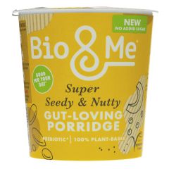 Bio & Me Porridge Pot - Seedy & Nutty - 8 x 58g (MX076)