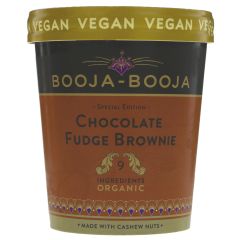 Booja-booja Choc Fudge Brownie Ice Cream - 6 x 465ml (XL013)
