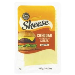 Bute Island Foods Mature Cheddar Style Slices - 10 x 180g (CV540)