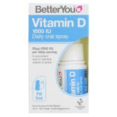 Better You D1000 Vitamin D Oral Spray - 6 x 15ml (VM173)