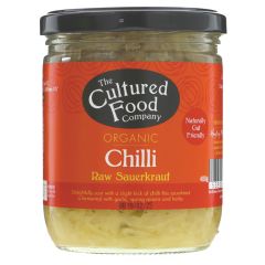 Cultured Food Company Raw Chilli & Dill Sauerkraut - 6 x 400g (KJ511)