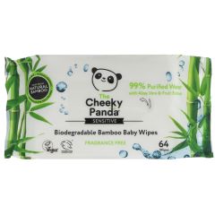 The Cheeky Panda Baby Wipes x 64 - 24 x 64 (NF580)