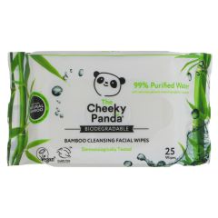 The Cheeky Panda Facial Wipes Unscented - 24 x 1 pack (NF269)