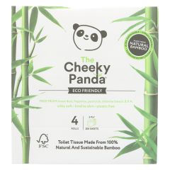 The Cheeky Panda Toilet Tissue 4 Pack - 6 x 4 rolls (NF233)