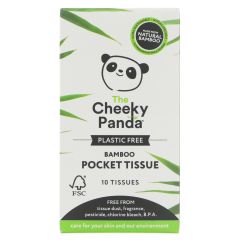 The Cheeky Panda Facial Tissue - Pocket - Card - 1 x 14 packs (NF078)
