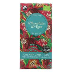 Chocolate And Love Creamy Dark 55% Chocolate - 14 x 80g (WS082)