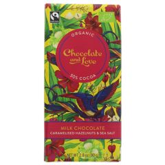 Chocolate And Love Milk Chocolate, Hazelnut  - 14 x 80g (WS004)