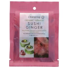 Clearspring Sushi Ginger Pickle Organic - 10 x 50g (JP016)
