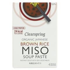 Clearspring Instant Miso Soup Paste - 8 x 4 x 15g (JP018)