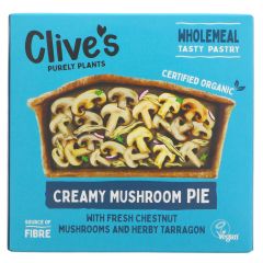 Clives Mushroom Pie - 6 x 235g (XL025)