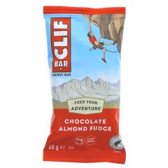 Clif Bar Chocolate Almond Fudge Bar - 12 x 68g (KB283)