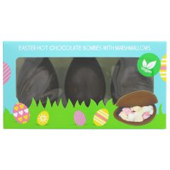 Cocoba Easter Egg Hot Choc Bombes - 6 x 150g (WS107)