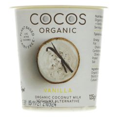 Cocos Vanilla Coconut Yoghurt - 6 x 125g (CV895)
