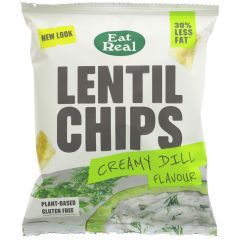Eat Real Lentil Creamy Dill Chips - 18 x 40g (ZX170)