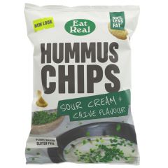 Eat Real Hummus Sour Cream & Chive Chip - 10 x 110g (ZX326)