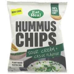 Eat Real  Hummus Sour Cream Chips - 18 x 45g (ZX198)