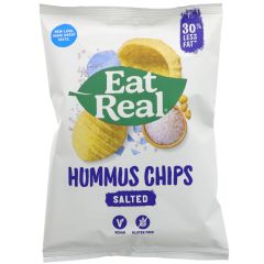 Eat Real Salted, Hummus Chips - 12 x 45g (ZX161)