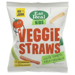 Eat Real Kids Veggie straws - 24 x 20g (ZX246)