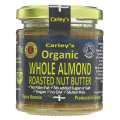 Carleys Almond Butter- Organic - 6 x 170g (GH024)