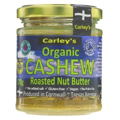 Carleys Cashew Butter- Organic - 6 x 170g (GH025)