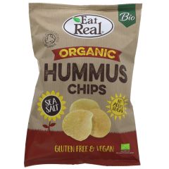 Eat Real Hummus Sea Salt Chips - organic - 10 x 100g (ZX215)