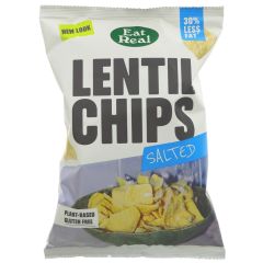 Eat Real Lentil Chips Sea Salt - 10 x 95g (ZX128)