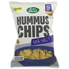 Eat Real Salted Hummus Chips - 10 x 110g (ZX124)