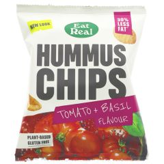 Eat Real Tomato & Basil, Hummus Chips - 18 x 45g (ZX160)