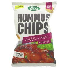 Eat Real Tomato & Basil, Hummus Chips - 10 x 110g (ZX121)