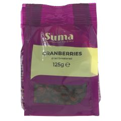 Suma Cranberries - 6 x 125g (DR060)