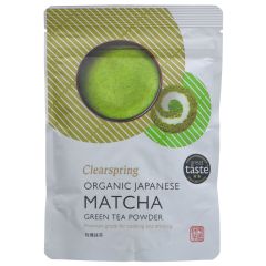 Clearspring Matcha Tea Premium (Pouch) - 10 x 40g (TE243)