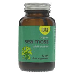 Cornish Seaweed Company Sea Moss Food Supplement - 6 x 60 caps (VM006)