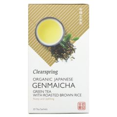Clearspring Genmaicha Green Tea Tea Bags - 4 x 20 bags (JP210)