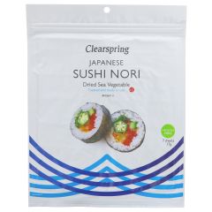 Clearspring Sushi Nori - toasted - 8 x 17g (JP072)