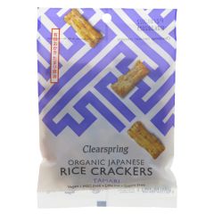Clearspring Rice Crackers - Tamari - 12 x 50g (ZX193)
