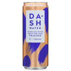 Dash Water Sparkling Peach - 12 x 330ml (JU110)
