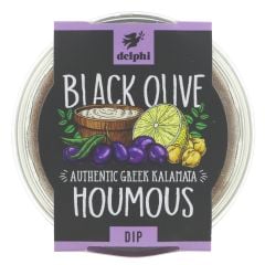Delphi Foods Black Olive Houmous - 6 x 170g (CV062)