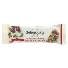 Deliciously Ella Cashew Cranberry Fruit Nut Bar - 12 x 40g (KB785)