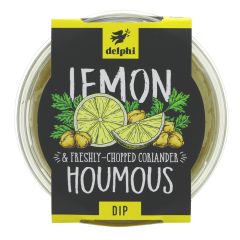 Delphi Foods Lemon & Coriander Houmous - 6 x 170g (CV018)