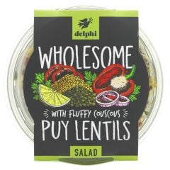 Delphi Foods Puy Lentil & Couscous Salad - 6 x 185g (CV046)