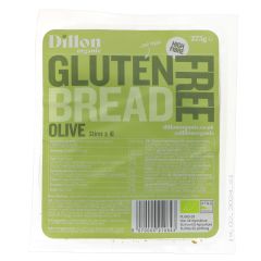 Dillon Organic Sliced Gluten Free Olive Bread - 4 x 275g (BT079)